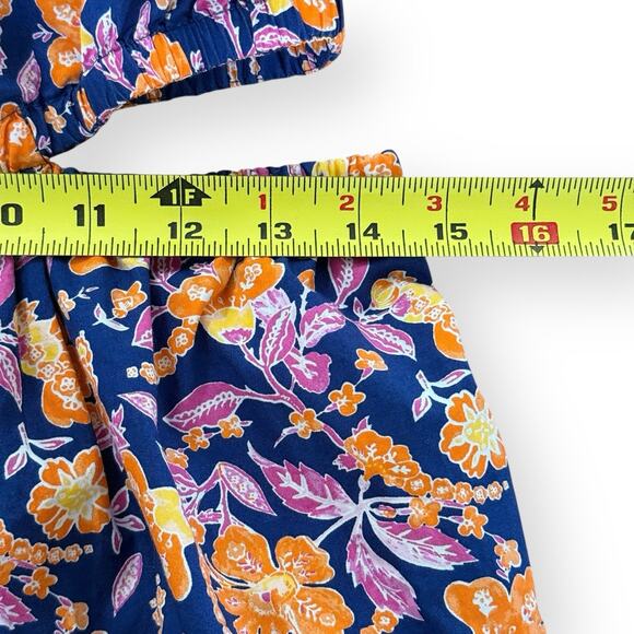 J. Crew Harbour Side-Cutout Floral Maxi Dress Size Medium Painted Block Print - Picture 12 of 13